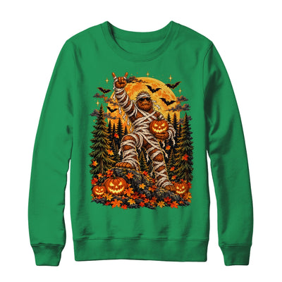 Spooky Halloween Bigfoot Pumpkin Funny Sasquatch Men Boy Shirt & Sweatshirt | siriusteestore
