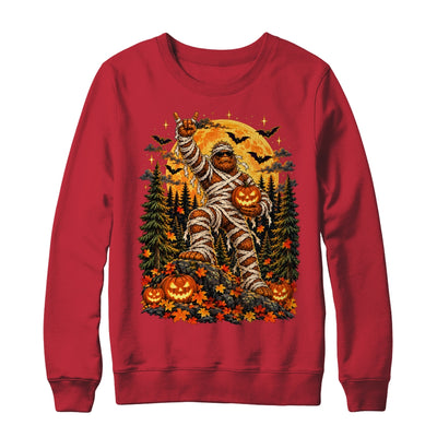 Spooky Halloween Bigfoot Pumpkin Funny Sasquatch Men Boy Shirt & Sweatshirt | siriusteestore