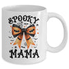 Spooky Mama Coquette Bow Halloween Spooky Season For Women Mug | siriusteestore