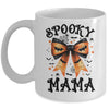 Spooky Mama Coquette Bow Halloween Spooky Season For Women Mug | siriusteestore