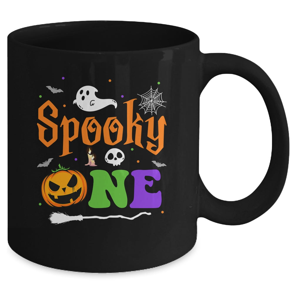 Spooky One Boy Halloween 1st Birthday Matching Family Mug | siriusteestore