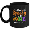 Spooky One Boy Halloween 1st Birthday Matching Family Mug | siriusteestore
