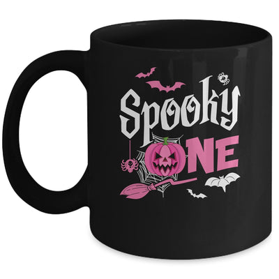 Spooky One Girl Halloween 1st Birthday Matching Family Mug | siriusteestore