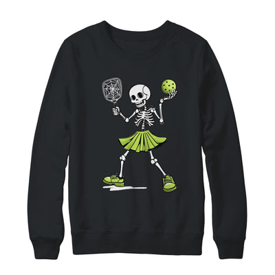 Spooky Pickleball Halloween Skeleton Costume Women Shirt & Sweatshirt | siriusteestore