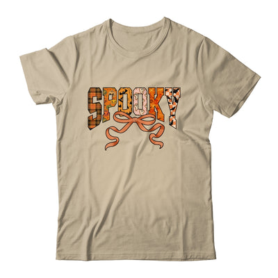 Spooky Season Coquette Halloween Retro Fall Pumpkin Girl Shirt & Sweatshirt | siriusteestore