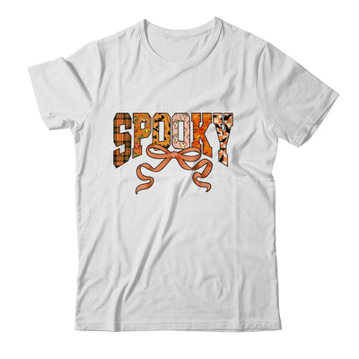 Spooky Season Coquette Halloween Retro Fall Pumpkin Girl Shirt & Sweatshirt | siriusteestore