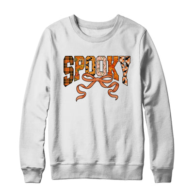 Spooky Season Coquette Halloween Retro Fall Pumpkin Girl Shirt & Sweatshirt | siriusteestore