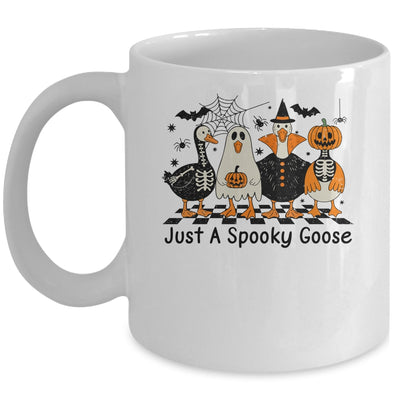 Spooky Season Goose Halloween Just A Spooky Goose Funny Cute Mug | siriusteestore