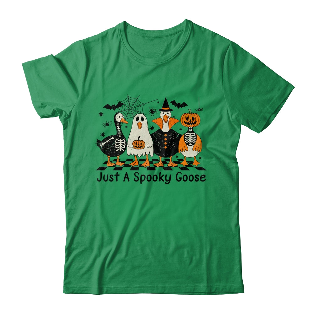 Spooky Season Goose Halloween Just A Spooky Goose Funny Cute Shirt & Sweatshirt | siriusteestore