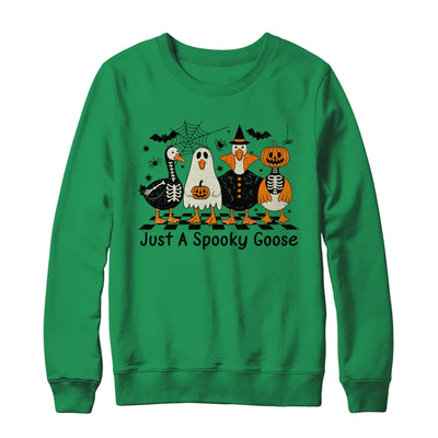 Spooky Season Goose Halloween Just A Spooky Goose Funny Cute Shirt & Sweatshirt | siriusteestore