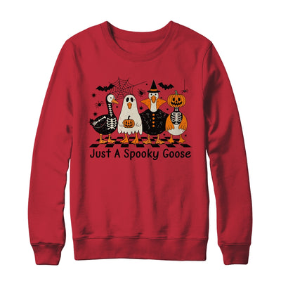 Spooky Season Goose Halloween Just A Spooky Goose Funny Cute Shirt & Sweatshirt | siriusteestore