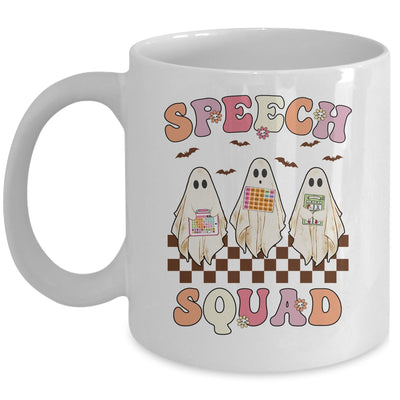 Spooky Season Halloween Speech Therapy Squad Cute Ghosts SLP Mug | siriusteestore