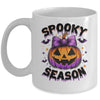 Spooky Season Retro Halloween Pumpkin Halloween Design Mug | siriusteestore