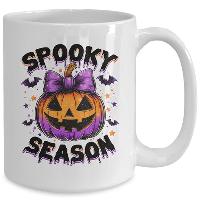 Spooky Season Retro Halloween Pumpkin Halloween Design Mug | siriusteestore