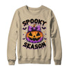 Spooky Season Retro Halloween Pumpkin Halloween Design Shirt & Sweatshirt | siriusteestore