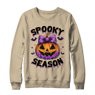 Spooky Season Retro Halloween Pumpkin Halloween Design Shirt & Sweatshirt | siriusteestore