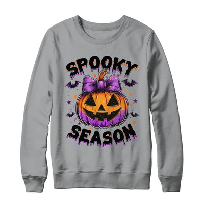 Spooky Season Retro Halloween Pumpkin Halloween Design Shirt & Sweatshirt | siriusteestore