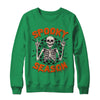 Spooky Season Retro Halloween Skeleton Halloween Bats Design Shirt & Sweatshirt | siriusteestore