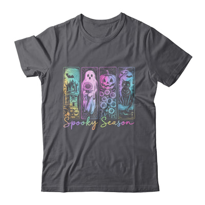 Spooky Season Vintage Halloween Ghost Cat Horror Movie Women Shirt & Sweatshirt | siriusteestore