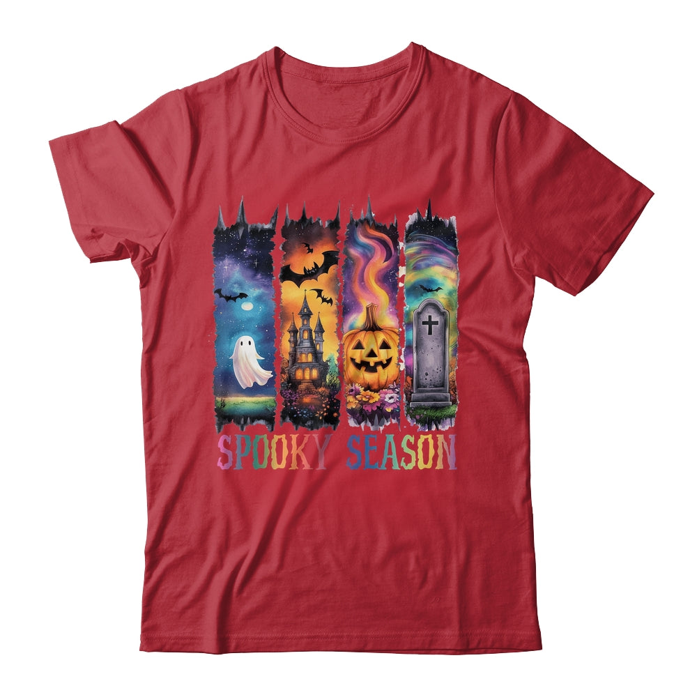 Spooky Season Vintage Halloween Ghost Coquette Fall Pumpkin Shirt & Sweatshirt | siriusteestore