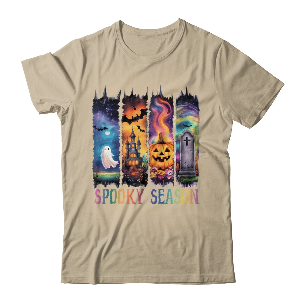 Spooky Season Vintage Halloween Ghost Coquette Fall Pumpkin Shirt & Sweatshirt | siriusteestore