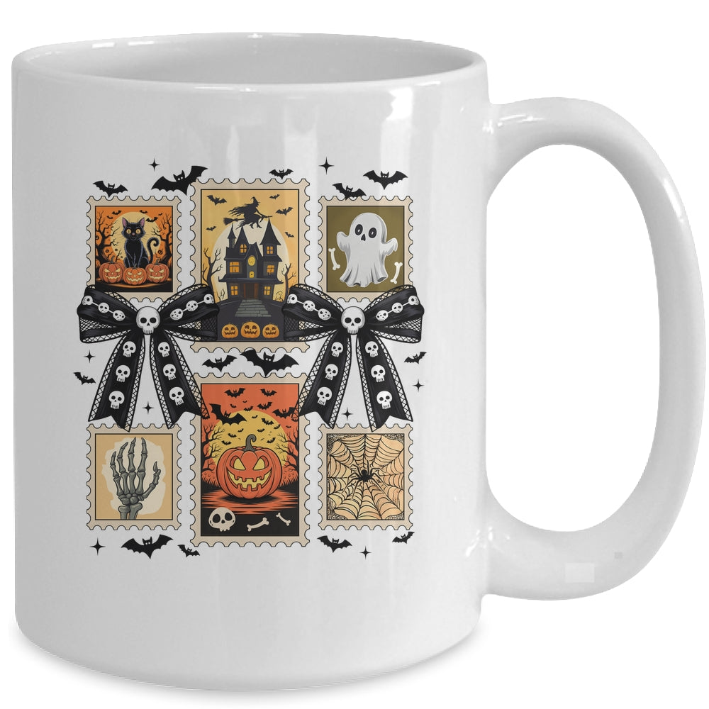 Spooky Season Vintage Halloween Ghost Fall Pumpkin Halloween Mug | siriusteestore