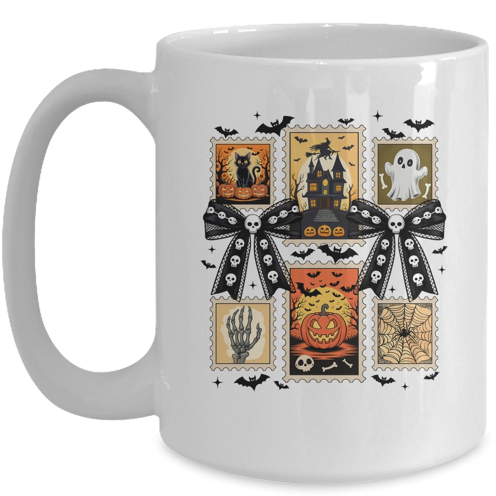 Spooky Season Vintage Halloween Ghost Fall Pumpkin Halloween Mug | siriusteestore
