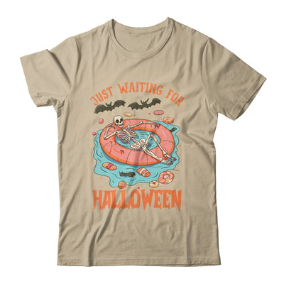Spooky Summer Skeleton Just Waiting For Halloween Vibes Shirt & Tank Top | siriusteestore