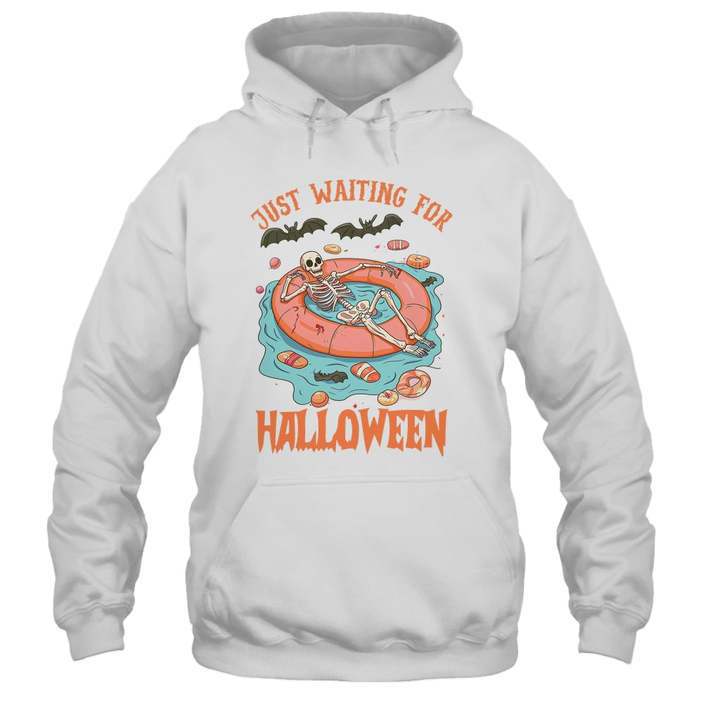 Spooky Summer Skeleton Just Waiting For Halloween Vibes Shirt & Tank Top | siriusteestore