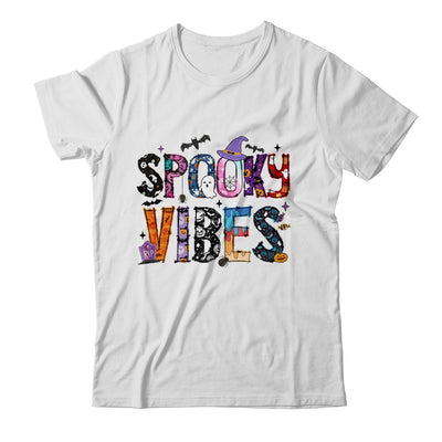 Spooky Vibes Halloween Spooky Season Design For Men Women Shirt & Sweatshirt | siriusteestore
