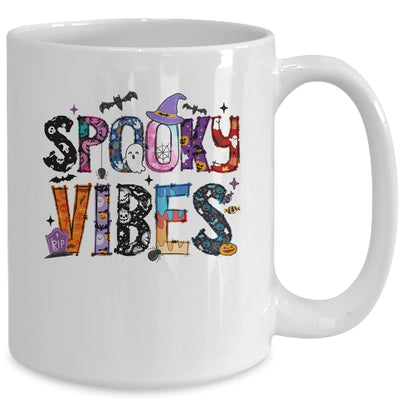 Spooky Vibes Halloween Spooky Season Design For Men Women Mug | siriusteestore