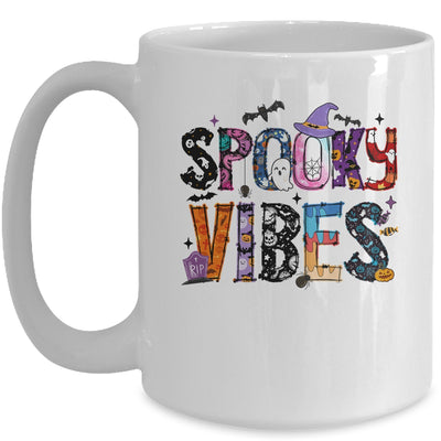 Spooky Vibes Halloween Spooky Season Design For Men Women Mug | siriusteestore
