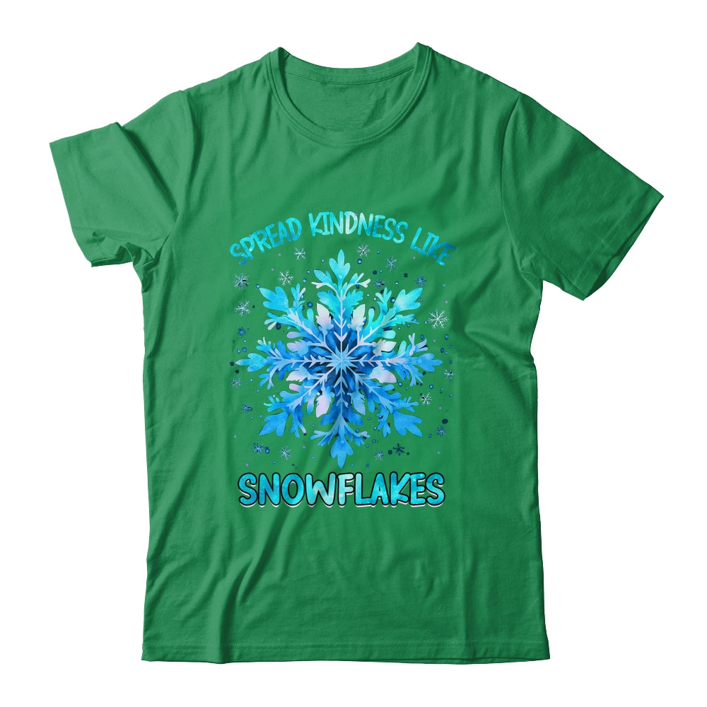 Spread Kindness Like Snowflakes Christmas Teacher Unity Day Shirt & Sweatshirt | siriusteestore
