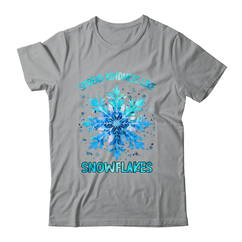 Spread Kindness Like Snowflakes Christmas Teacher Unity Day Shirt & Sweatshirt | siriusteestore