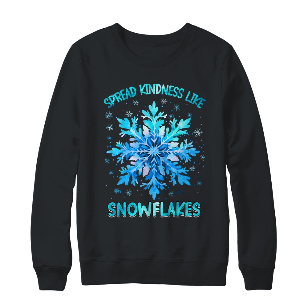 Spread Kindness Like Snowflakes Christmas Teacher Unity Day Shirt & Sweatshirt | siriusteestore