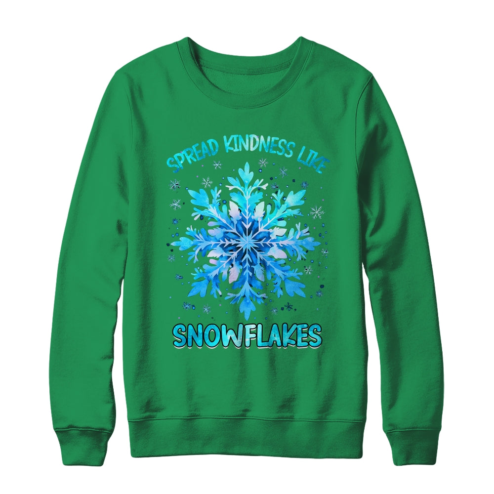 Spread Kindness Like Snowflakes Christmas Teacher Unity Day Shirt & Sweatshirt | siriusteestore