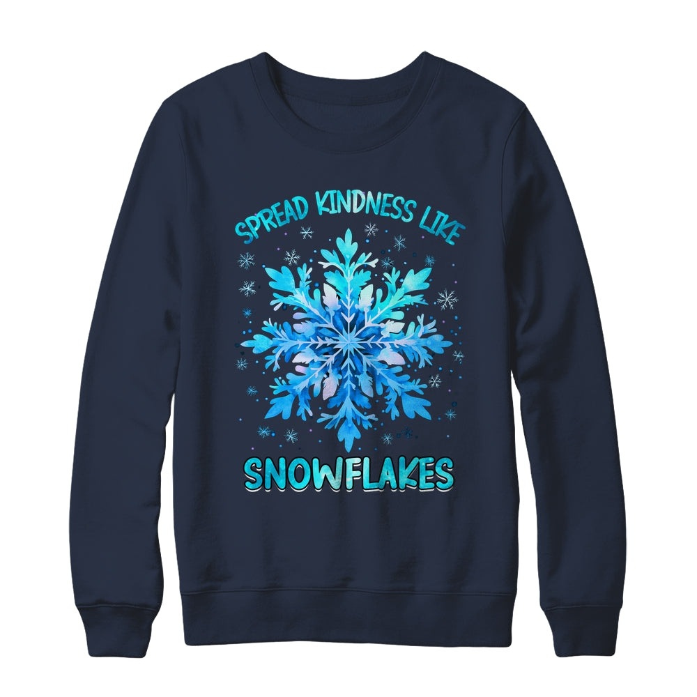 Spread Kindness Like Snowflakes Christmas Teacher Unity Day Shirt & Sweatshirt | siriusteestore