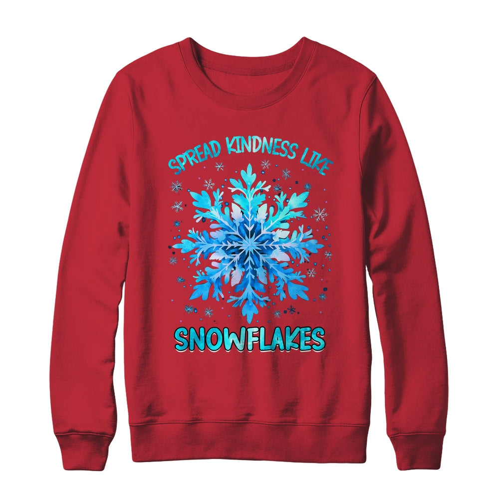 Spread Kindness Like Snowflakes Christmas Teacher Unity Day Shirt & Sweatshirt | siriusteestore