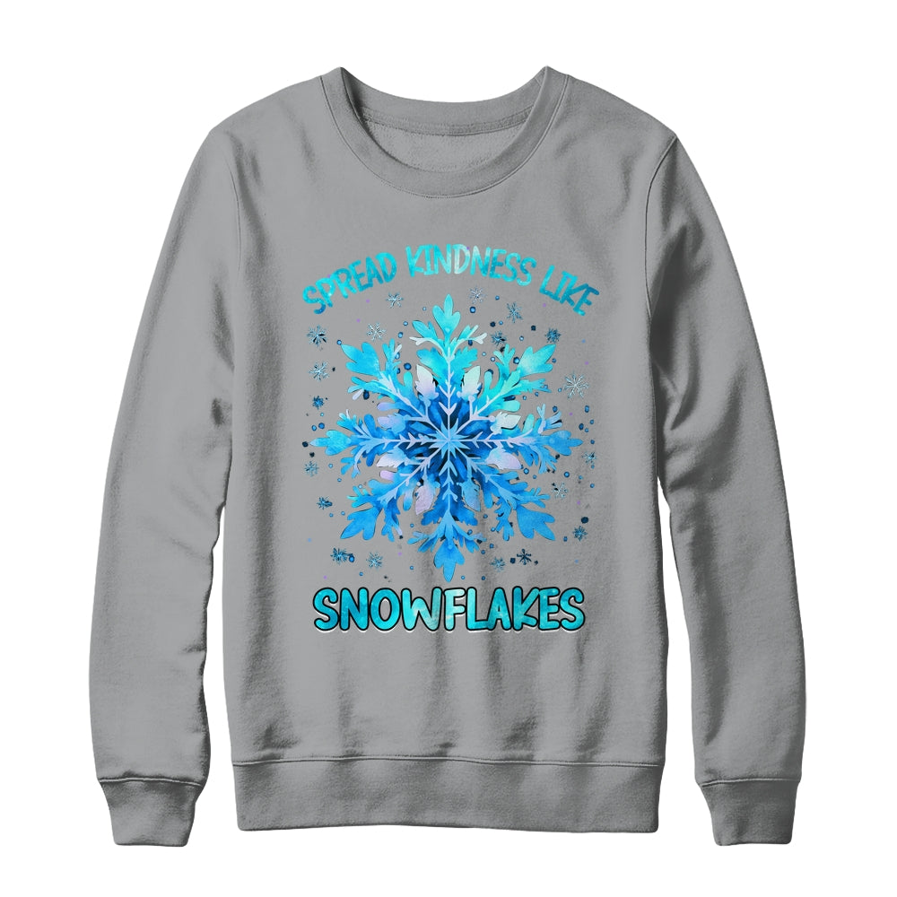 Spread Kindness Like Snowflakes Christmas Teacher Unity Day Shirt & Sweatshirt | siriusteestore