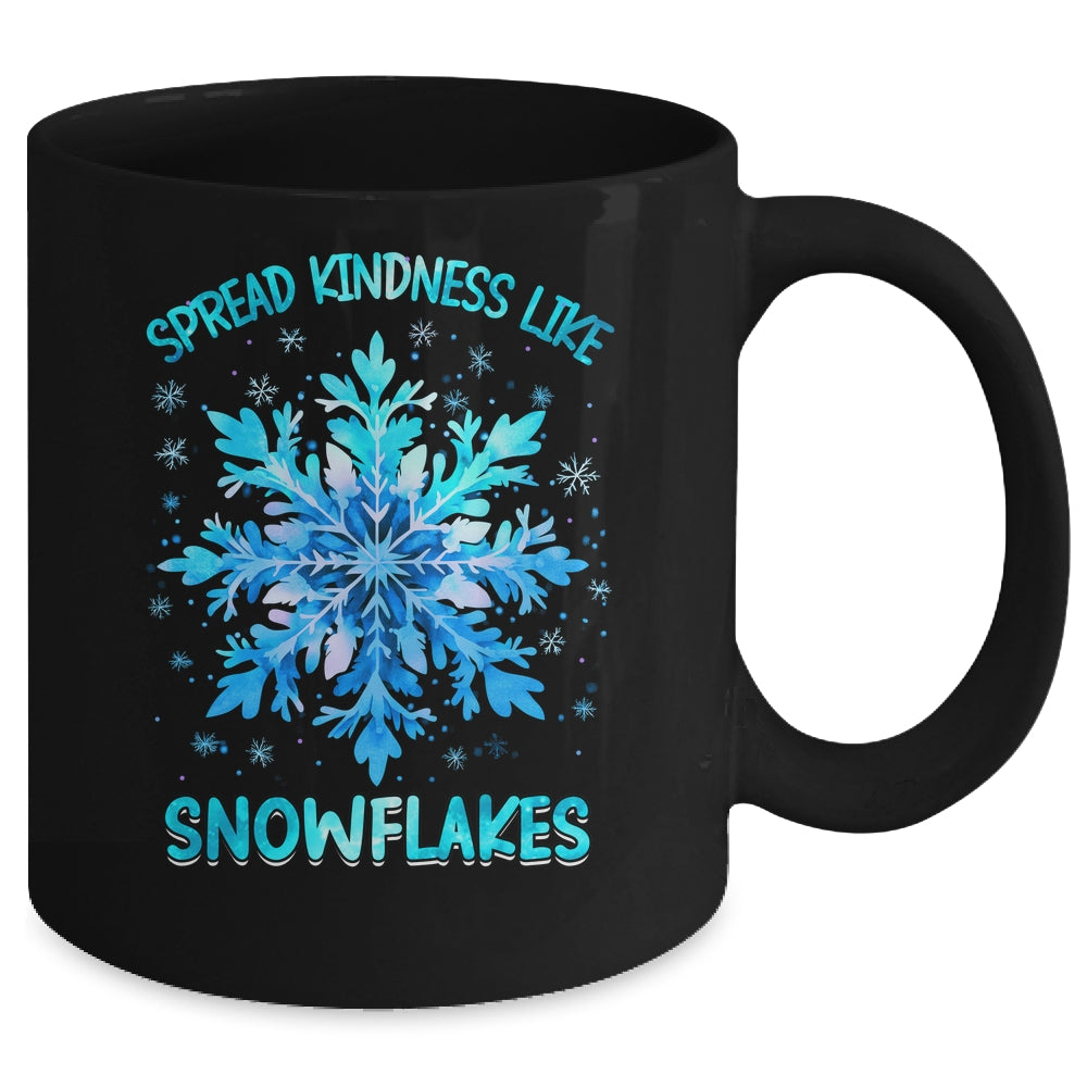 Spread Kindness Like Snowflakes Christmas Teacher Unity Day Mug | siriusteestore