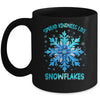 Spread Kindness Like Snowflakes Christmas Teacher Unity Day Mug | siriusteestore