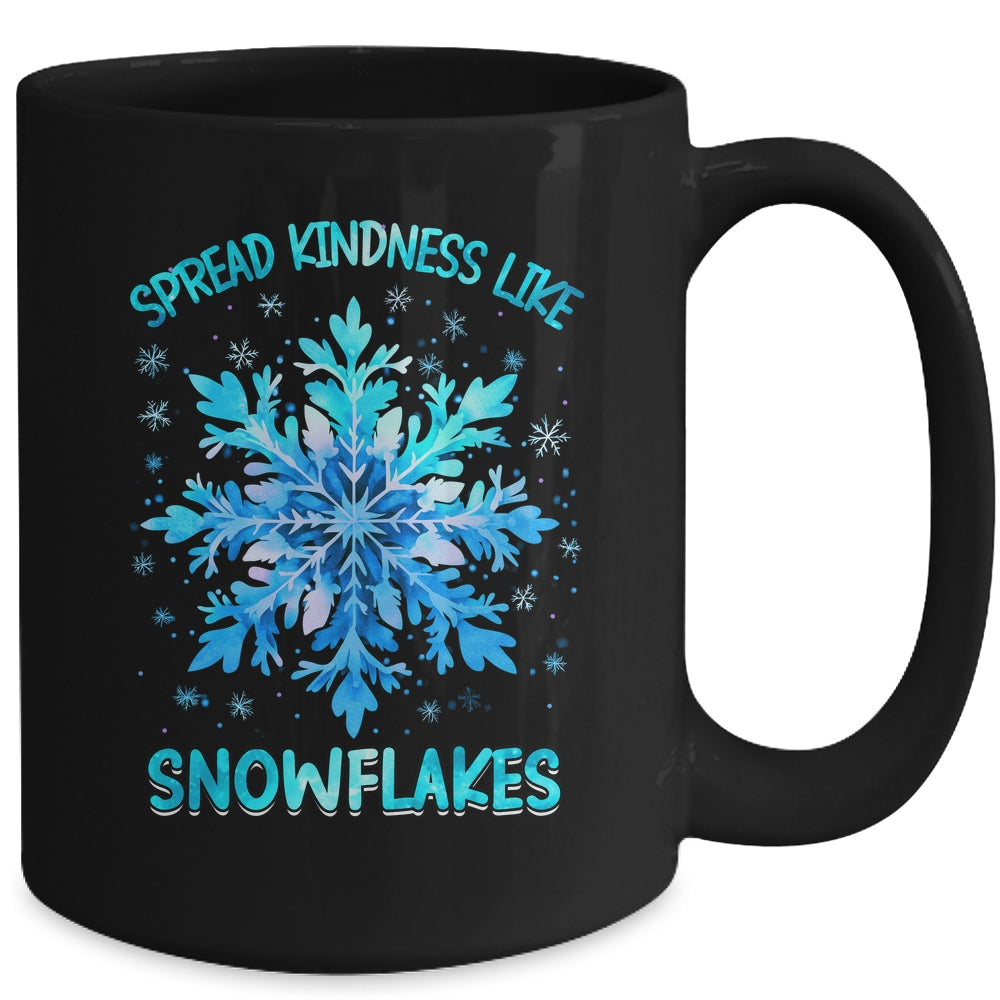 Spread Kindness Like Snowflakes Christmas Teacher Unity Day Mug | siriusteestore