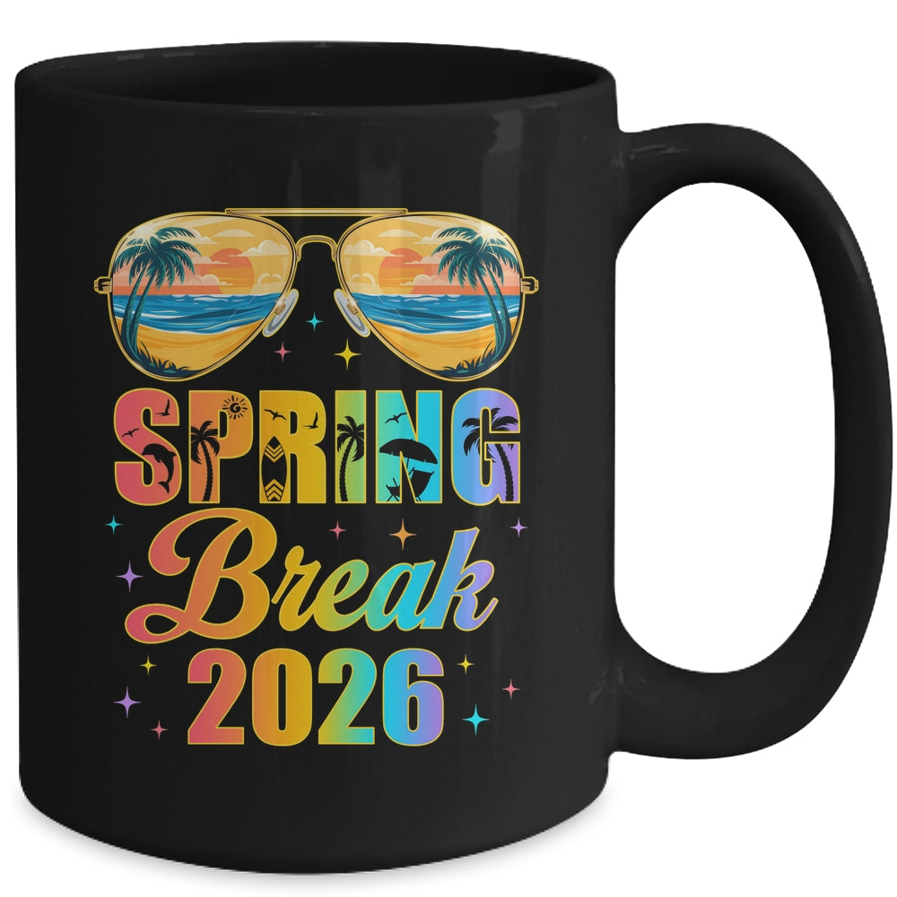 Spring Break 2026 Friends Family Matching Vacation Graphic Mug | siriusteestore