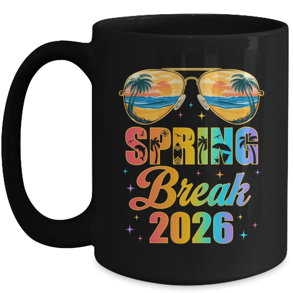 Spring Break 2026 Friends Family Matching Vacation Graphic Mug | siriusteestore