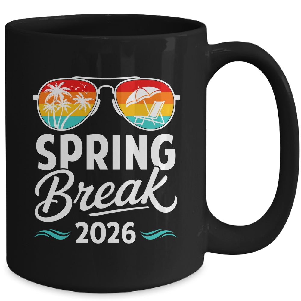 Spring Break 2026 Funny Men Women Kids Vacation Matching Mug | siriusteestore
