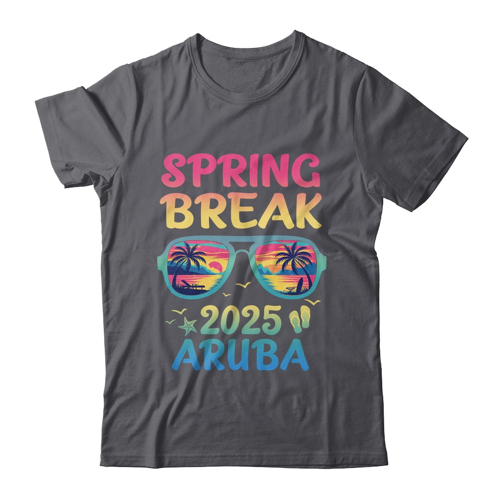 Spring Break Aruba 2025 Vacation Trip Sunglasses Shirt & Tank Top | siriusteestore