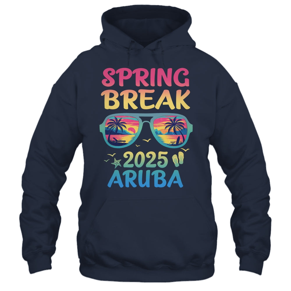 Spring Break Aruba 2025 Vacation Trip Sunglasses Shirt & Tank Top | siriusteestore