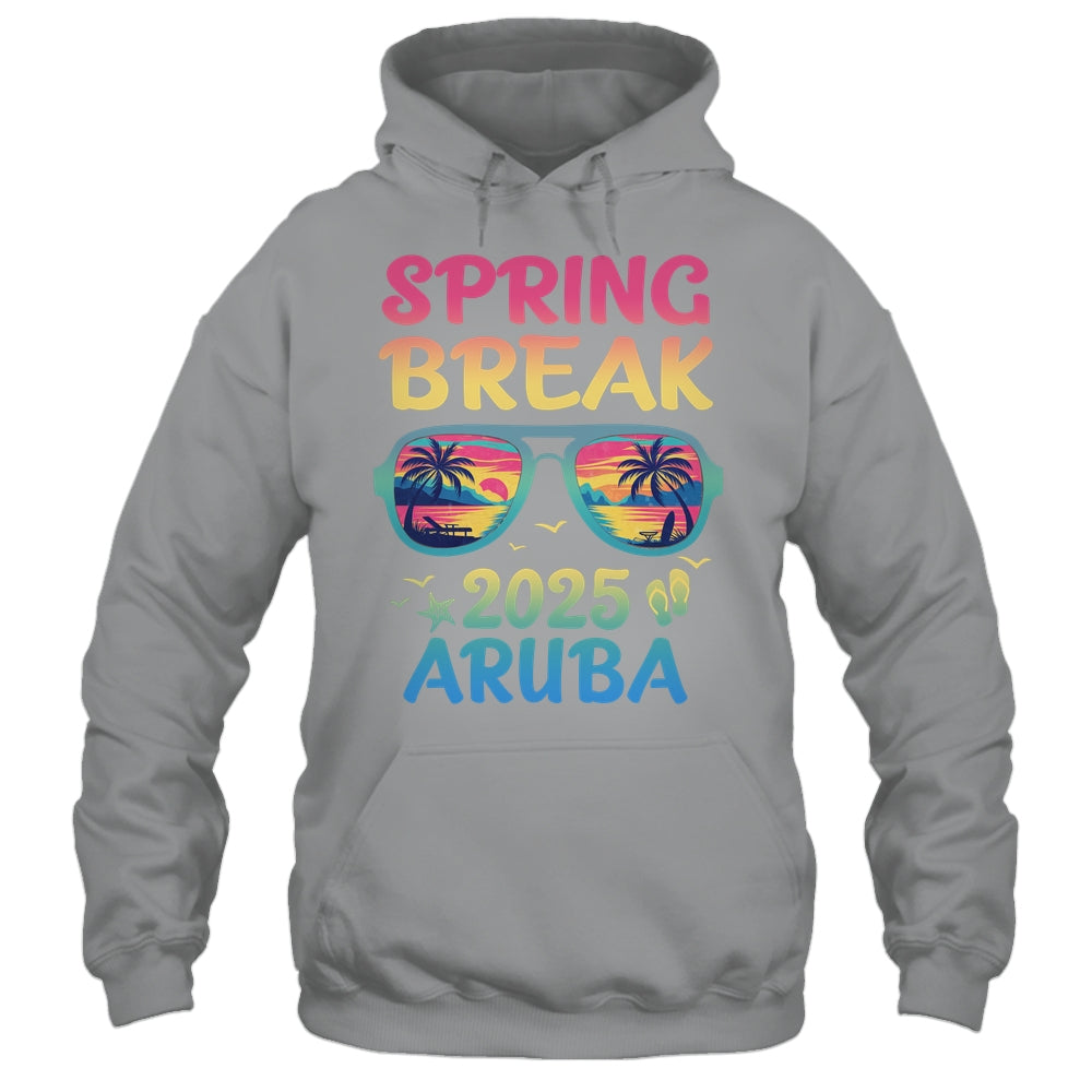 Spring Break Aruba 2025 Vacation Trip Sunglasses Shirt & Tank Top | siriusteestore