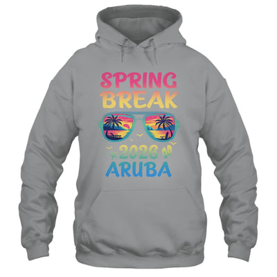Spring Break Aruba 2026 Vacation Trip Sunglasses Shirt & Tank Top | siriusteestore