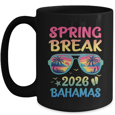 Spring Break Bahamas 2026 Vacation Trip Sunglasses Mug | siriusteestore